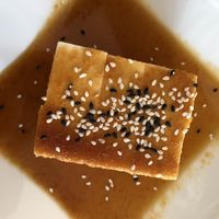 Chilled tofu  at Kaori in Trieste