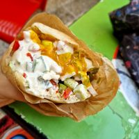 Yummy Falafel at Falafel HaRova in Jerusalem