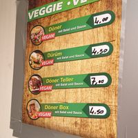 Vegan menu at Bistro Ari in Leipzig