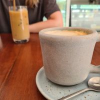 Soy latte at Another Clandestino in Holbox