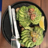 Avocado smash  at Another Clandestino in Holbox