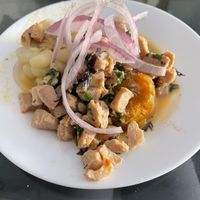 Ceviche  at Loving Hut - Orbegoso in Trujillo