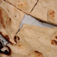 Plain naan at Dhabba in Glasgow