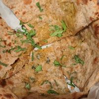 Paratha at Dhabba in Glasgow