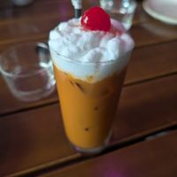 Thai ice tea was delicious as usual at Spicy Moon - 3rd St in New York City