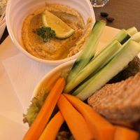 Hummus  at Adam's Cafe in Tamraght