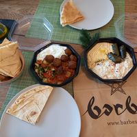 take away Mezze plate while corona... saved more than once the day ;) at Barbès Bar in Luzern