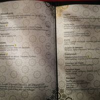 la carte at Barbès Bar in Luzern