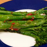 Tender steam broccoli at Carluccio's - Brindleyplace in Birmingham