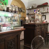 The cafe counter  at Caffè dell'Erboristeria Mességué in Turin