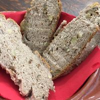 Homemade walnut bread  at Caffè dell'Erboristeria Mességué in Turin