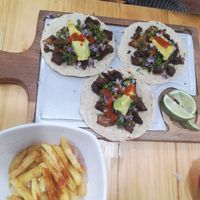 Tacos at Mercy Vegan Food in Bogota