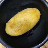 Pastel de yuca at Mercy Vegan Food in Bogota