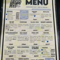 Menu. Feb2022 at Mercy Vegan Food in Bogota