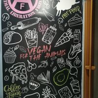 Mural at Mercy Vegan Food in Bogota