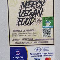 Hours at Mercy Vegan Food in Bogota