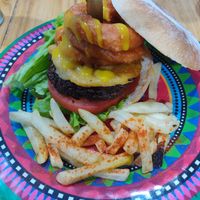 Hardcore Vurger at Mercy Vegan Food in Bogota