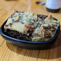 Lasagna at Mercy Vegan Food in Bogota