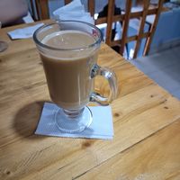 Vegan Latte at Mercy Vegan Food in Bogota