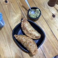 empanadas(2)  at Mercy Vegan Food in Bogota