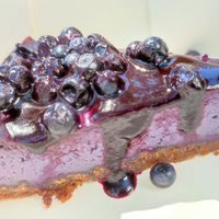 Cheesecake at Vegorilla in Montpellier