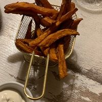 Sweet potato fries  at Vegorilla in Montpellier