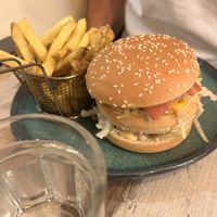 Burger façon big mac  at Green Gorilla in Montpellier