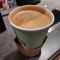 Large Cappuccino with Oat Milk (66 kr) at CPH - Espresso House - T2 in Kastrup