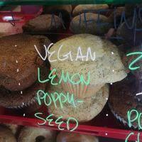 Giant lemon poppyseed; sometimes other varieties here at Cargo Coffee in Madison