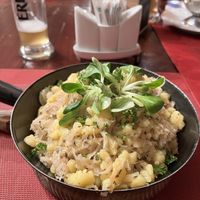 Sauerkraut spätzle!  at Dorfstadl in Fiss