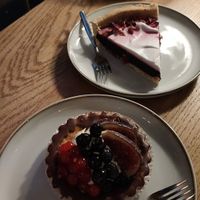 Cakes at Szklarnia in Krakow