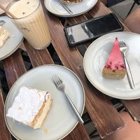 Cakes  at Szklarnia in Krakow