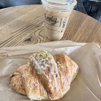 Pistachio Croissant   at Szklarnia in Krakow