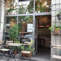 Front entrance at Szklarnia in Krakow