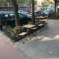 Terrace at Szklarnia in Krakow