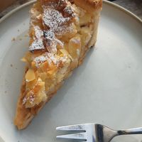 Apple pie at Szklarnia in Krakow