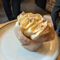 Carrot muffin at Szklarnia in Krakow