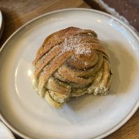 Cardamom bun is SO MOIST    at Szklarnia in Krakow