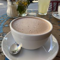 Vegane heiße Schoki at Cafe Jasmin in Munich