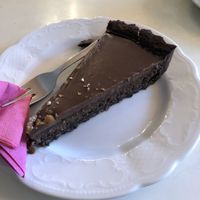 Schoko-Karamell Kuchen  at Cafe Jasmin in Munich