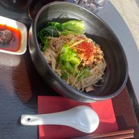 Shirunashi-Tantan-vegan black - etwas schärfer, ohne Brühe. Sehr lecker!  at Shin Ramen  in Hannover