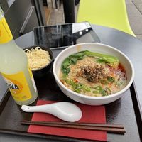 Vegan “Tan Tan” ramen with extra noodles   at Shin Ramen  in Hannover