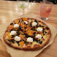 Butternut squash pizza  at True Food Kitchen in Las Vegas
