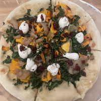 Butternut squash pizza (winter menu)  at True Food Kitchen in Las Vegas