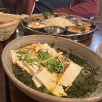 Palak tofu   at Namaste Holborn in London