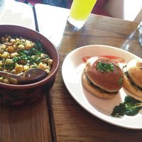 Crispy corn and vada pav! at Namaste Holborn in London