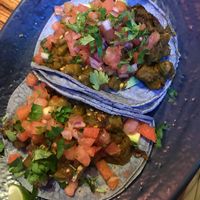 Vegan Eggplant Tacos at Mexicali Blue in Wappingers Falls