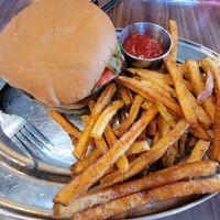 Black Bean Burger at Pedaler's Pub in Bentonville