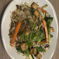 Royal Thai stir fry with tofu and glass noodles  at BKK Thai Kitchen + Bar in Corpus Christi
