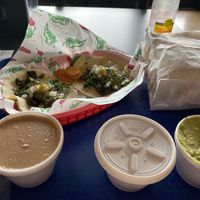 Tacos and beans  at Gringo's in Mcalester